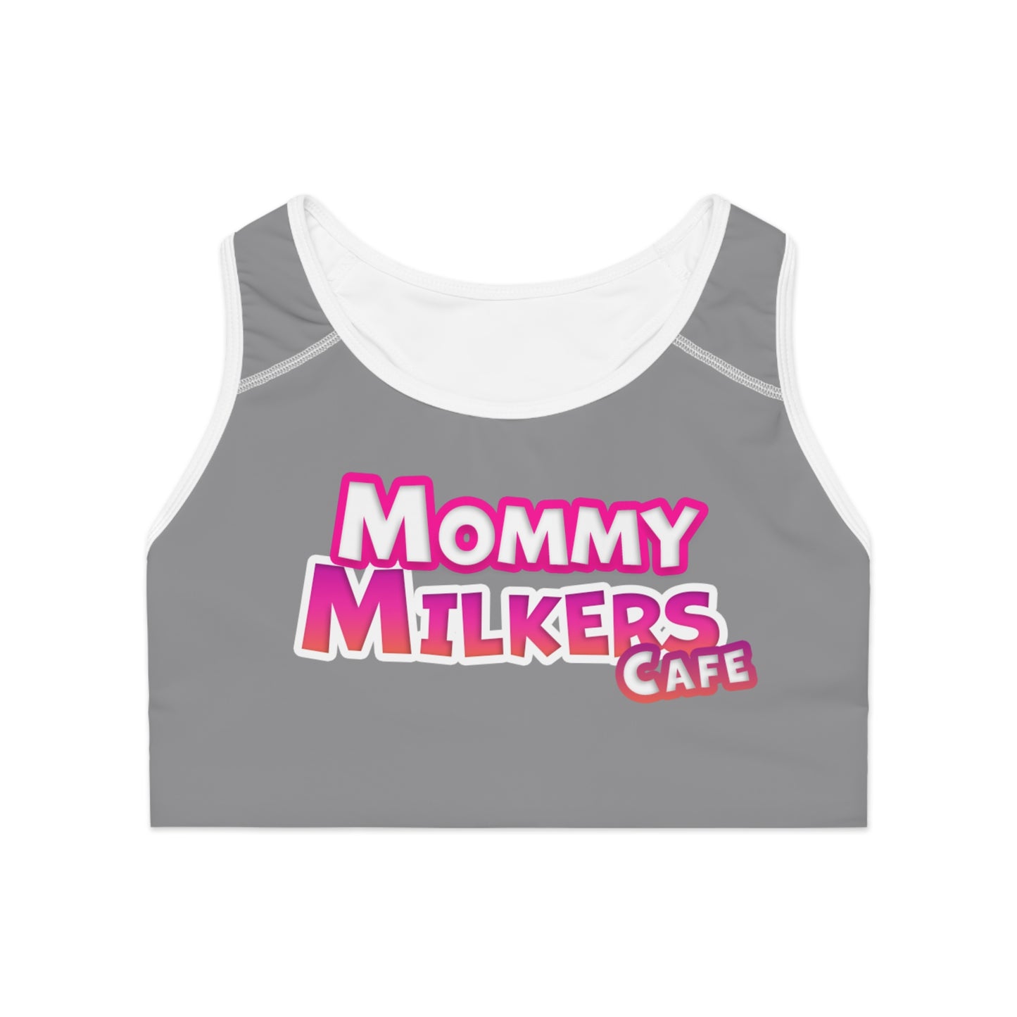 Mommy Milkers Sports Bra (AOP)