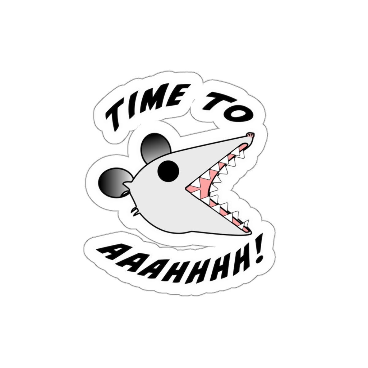 Time to Aaahh - Kiss-Cut Stickers